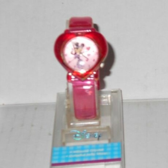 Vintage Rare Disney Minnie Mouse Heart Face Fashion Wristwatch - Picture 5 of 7